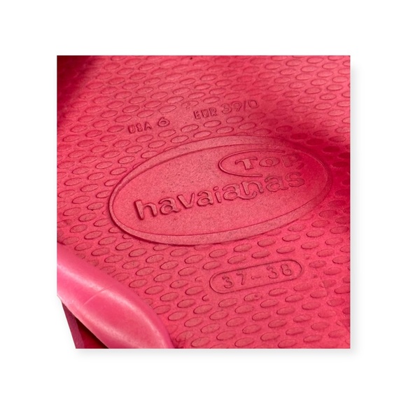 Top Havaianas 𓆉 Flip Flop Sandals 𓆉 Brazilian Beach Sandals 𓆉 Solid Pink 𓆉 5 6 - Picture 5 of 16